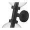 Z-Lite Laurent Outdoor Wall, 2-Light, 8 In.W x 9 In.L x 21 In.H, Black/Clear Seedy 599M2-BK - alternate 5